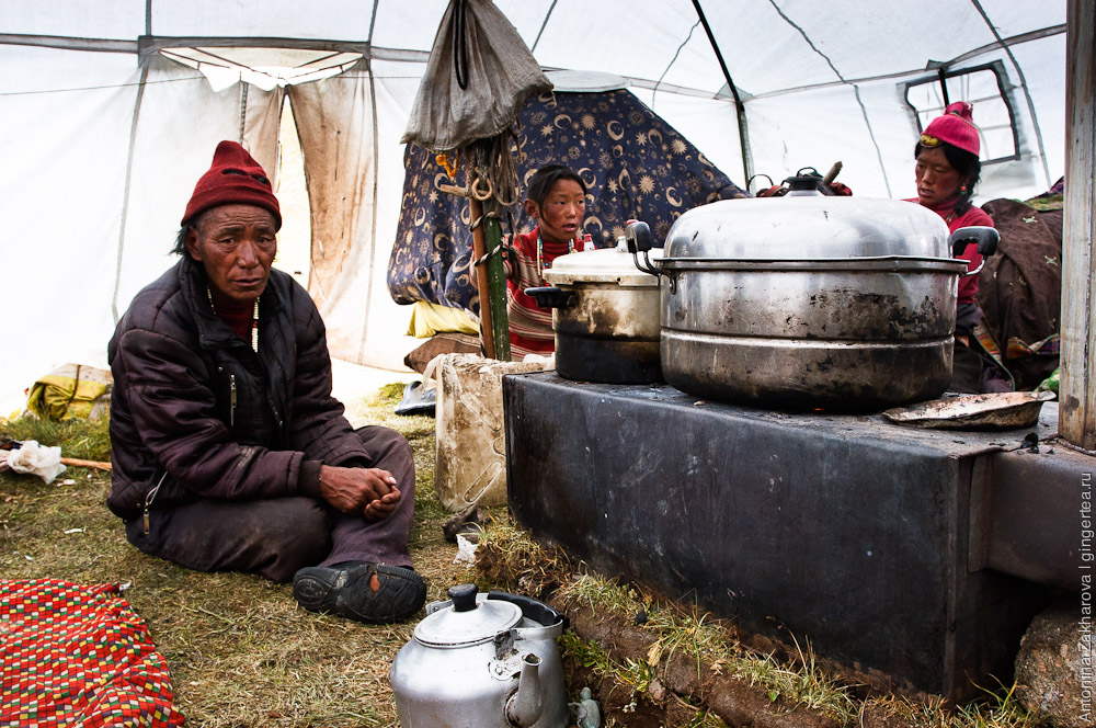 печь в тибетской палатке