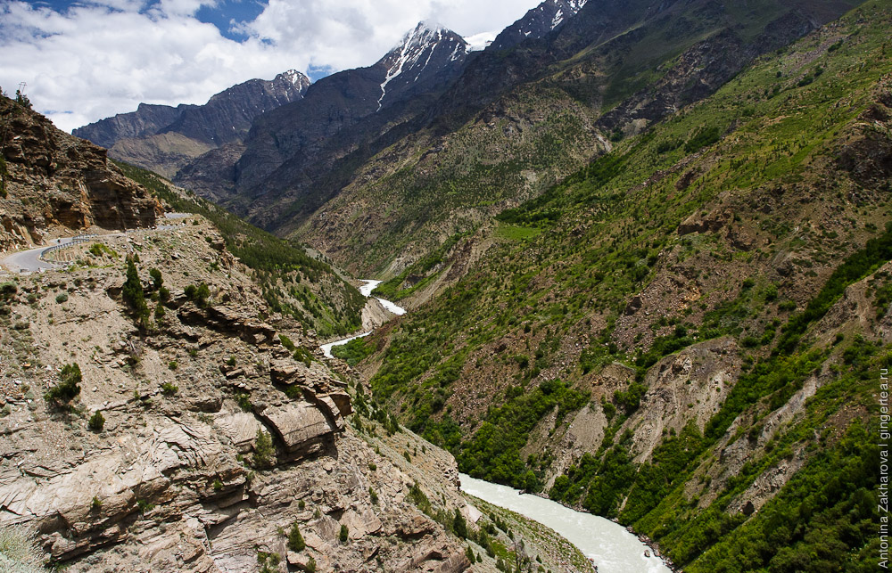 Дорога вдоль реки Чандра, Лахул