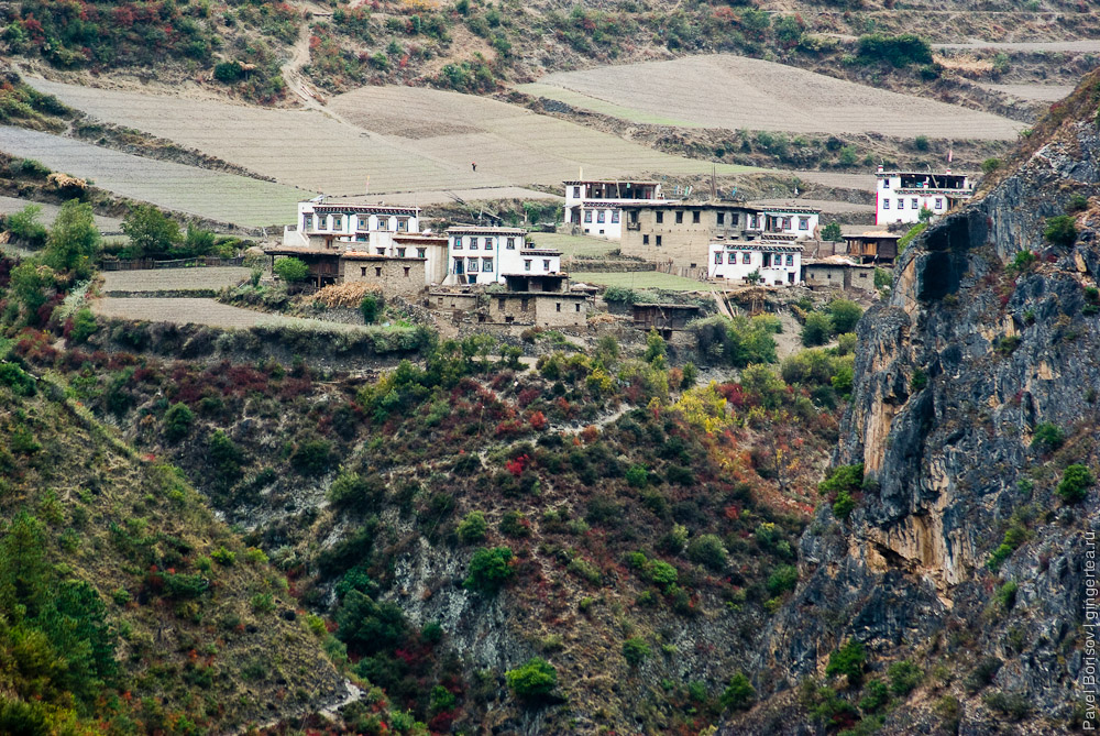 деревня в Тибете