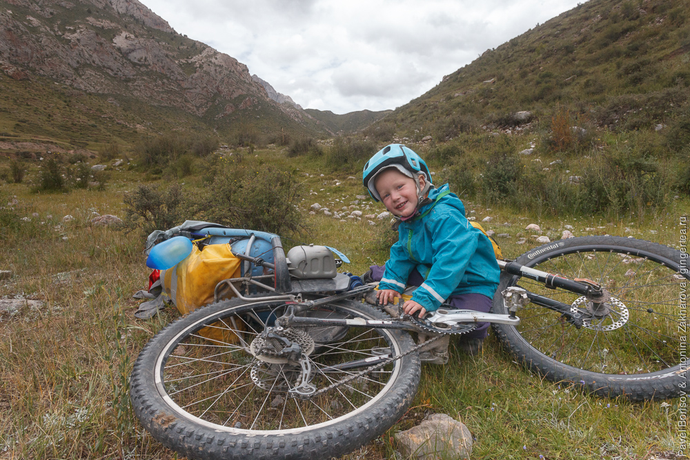 велопоход с ребенком в Тибете