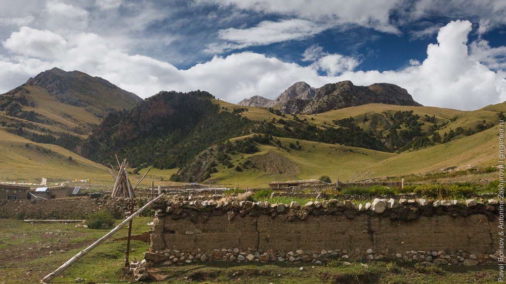 дома в тибетской деревне
