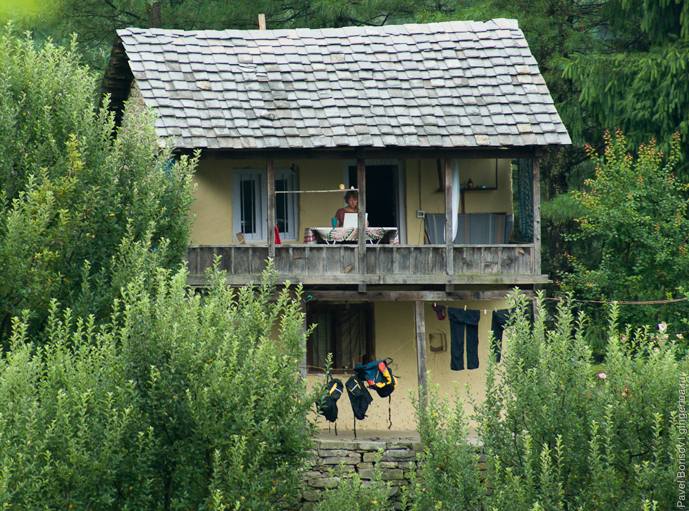 дом в долине Куллу в Химачал-Прадеше