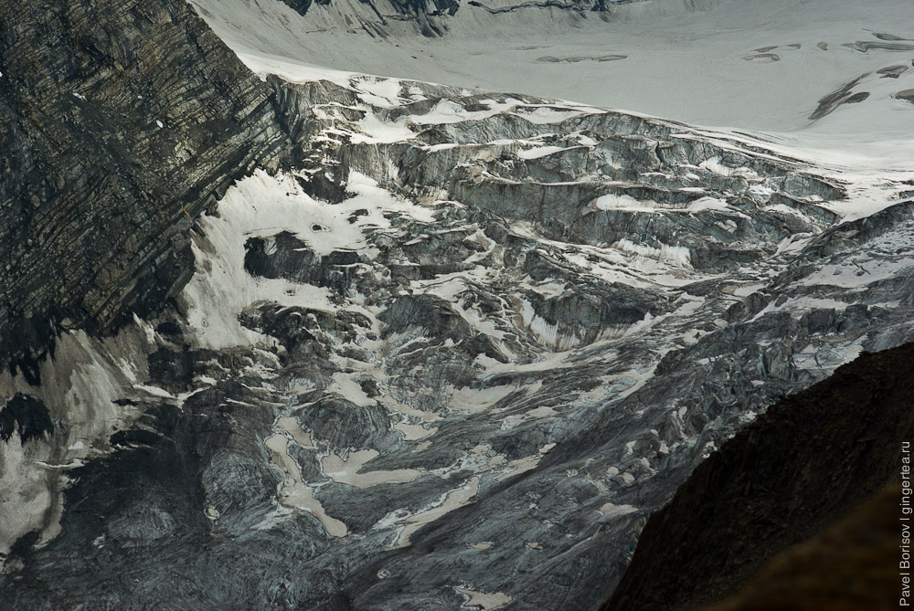 Перевал Чилунг-Ла, нижняя часть южного ледника, Каргил, Индия