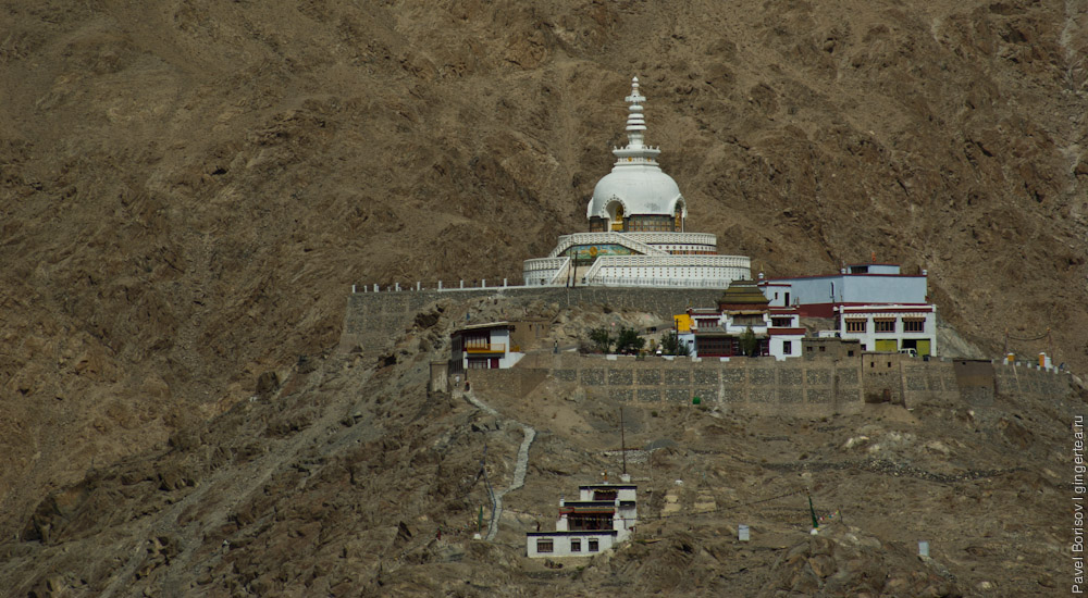 Шанти-ступа в Лехе, пагода Мира