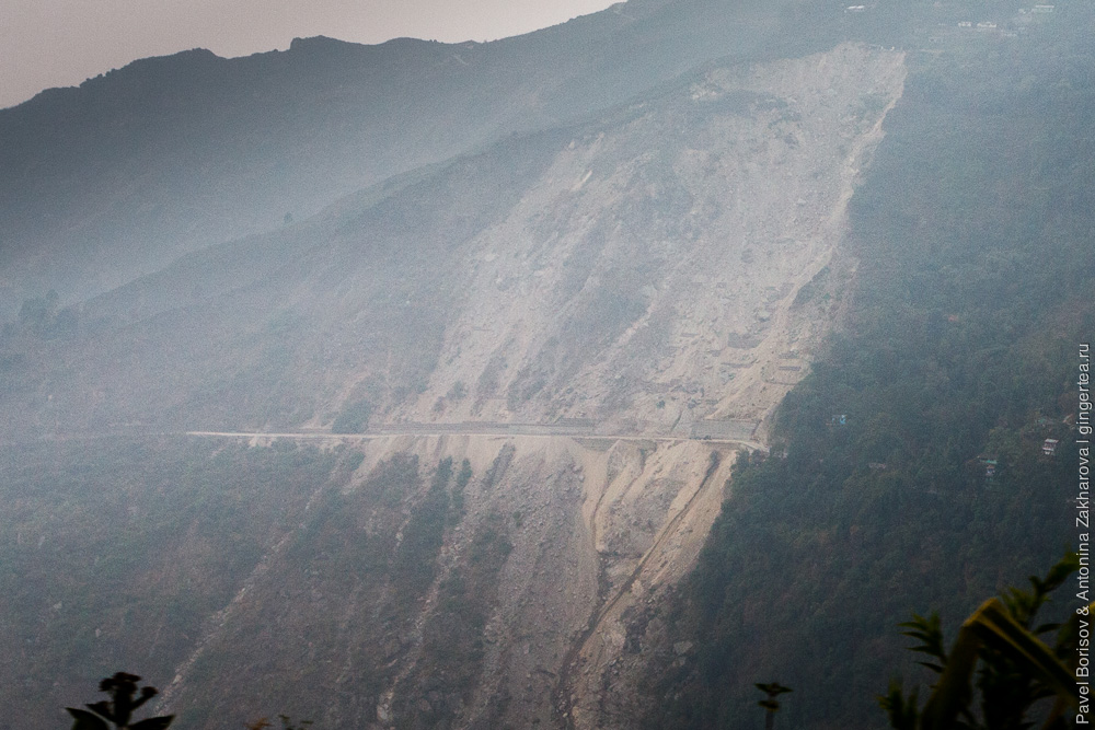 оползень 2012 года Дарджилингская Гималайская железная дорога