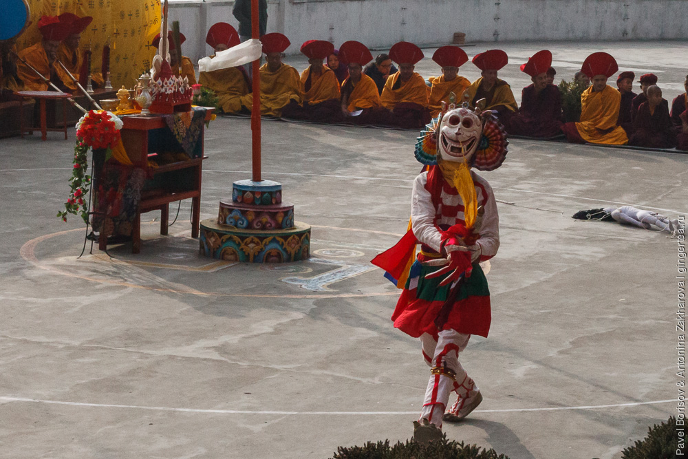 танец скелетов в тибетском монастыре Друк Санганг Чолинг