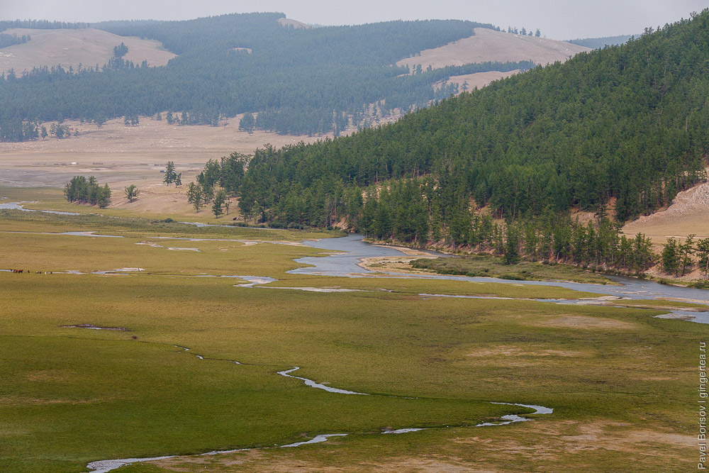 река Эгийн-Гол в Монголии