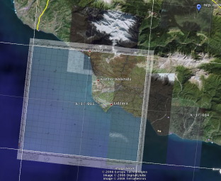 Натягиваем генштабовскую карту на google earth