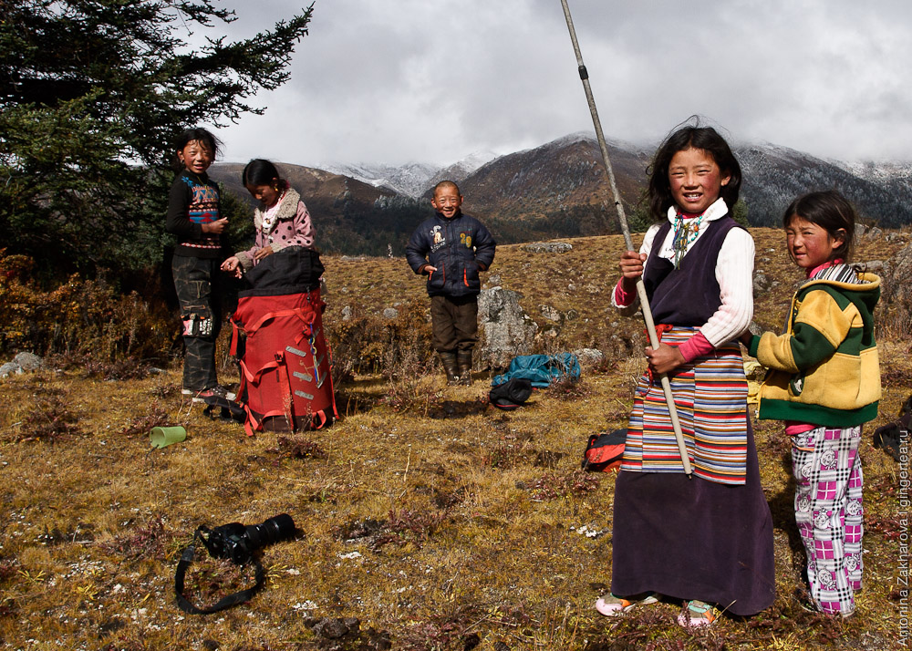 тибетские дети
