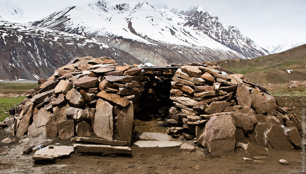 убежище для пастухов в долине Лахул, herder's shelter in Lahaul valley