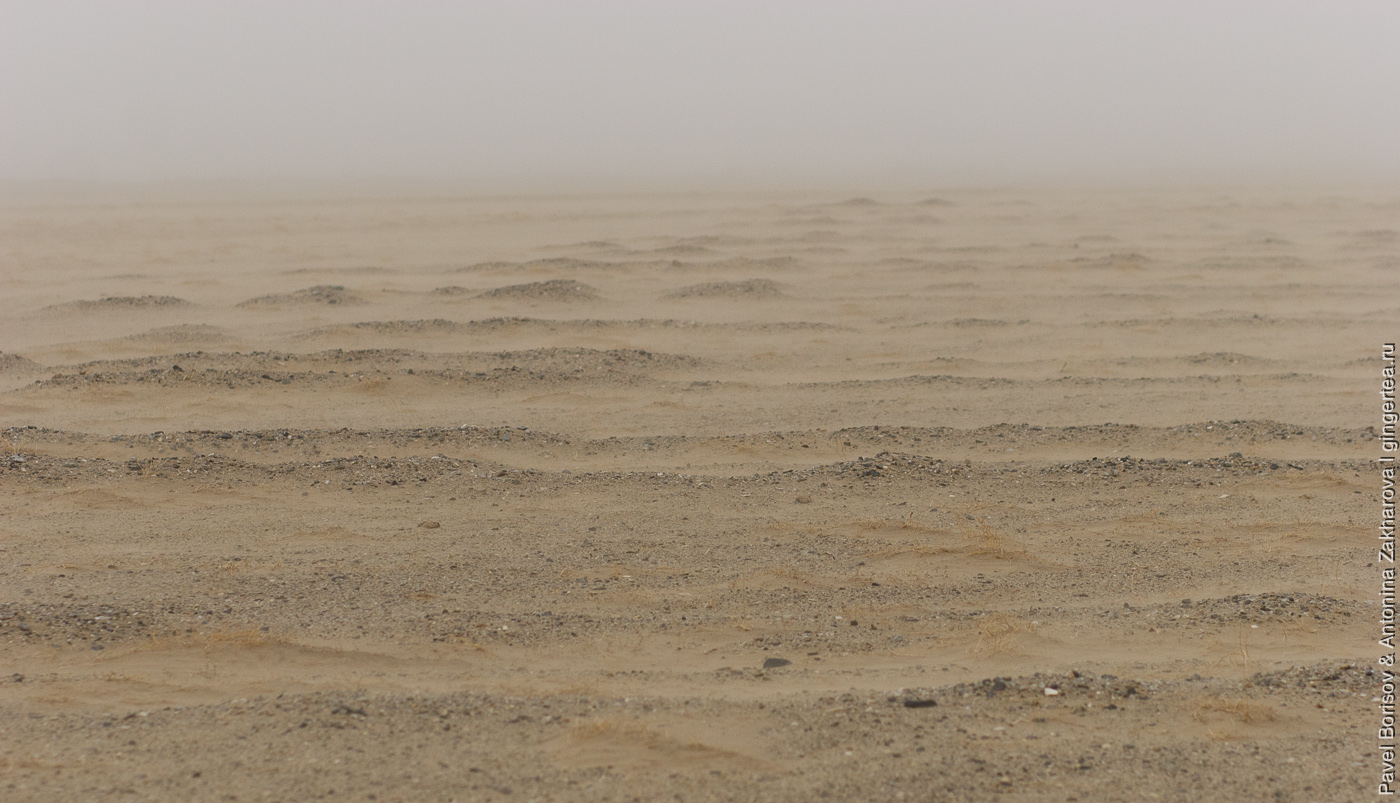 песчаная буря в пустыне