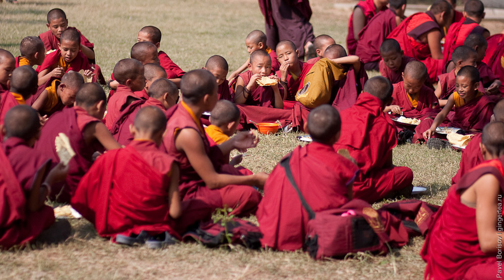 Как живут монахи в Бодхгае