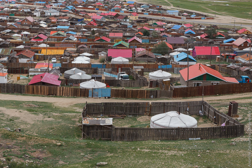 монгольская юрта в Улиастае