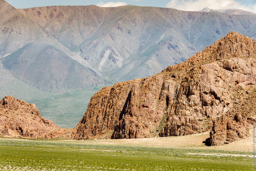 дорога через Монгольский Алтай