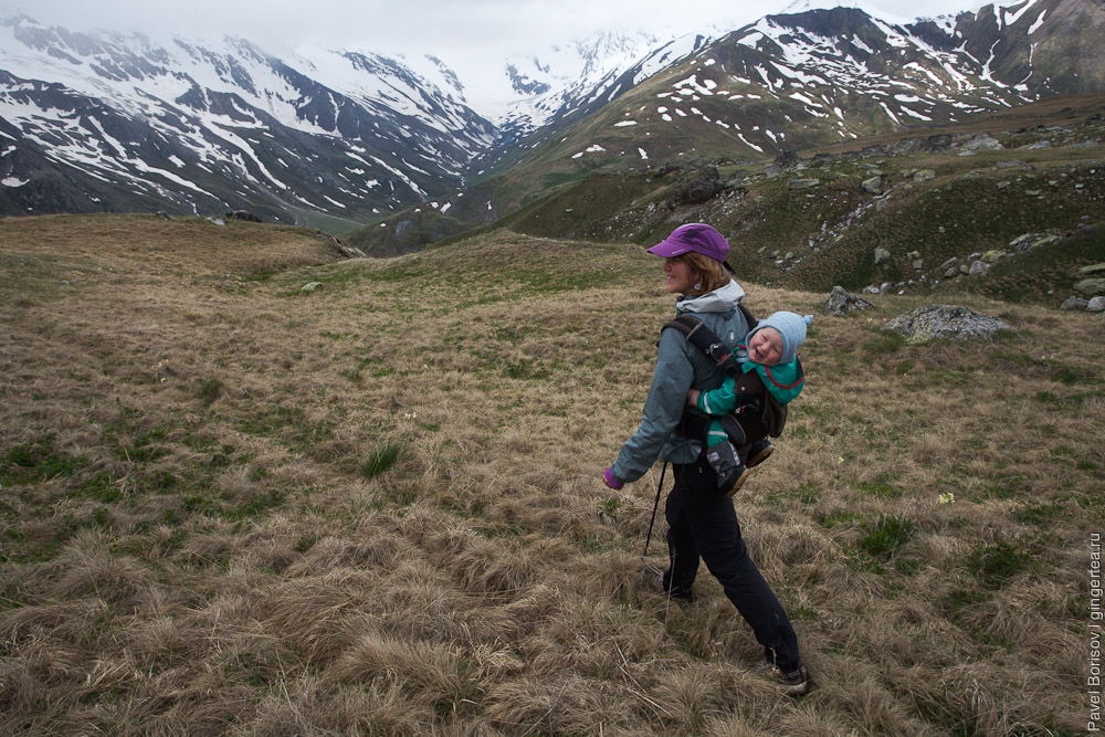 горный поход по Северной Осетии с ребенком
