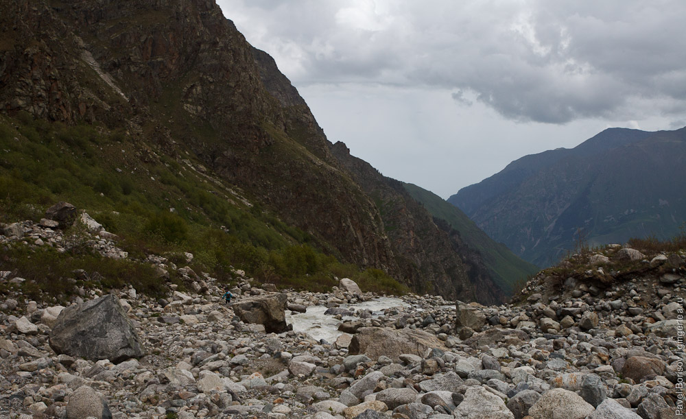 горный поход по Северной Осетии с ребенком, долина Бартуй