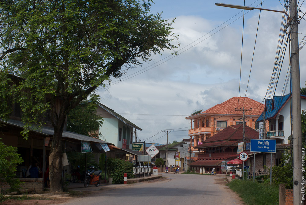 деревня рядом с городом Луангнамтха, Лаос